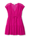 Tommy Bahama Eyelet Cove Vneck Short Dress Cover Up - Pink Maui *