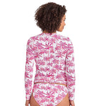 Tommy Bahama Island Cays Point Full Zip Rashguard Cover Up - Pink Maui