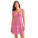 Tommy Bahama Island Cays Point V Spa Dress Cover Up - Pink Maui *