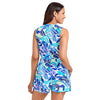 Tommy Bahama Island Cays Marina Wrap Romper Cover Up - Beach Glass Blue