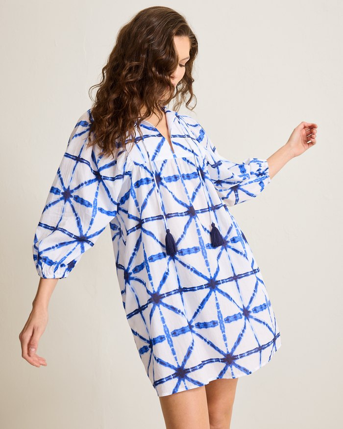 Tommy Bahama Catalina Coast Shibori Dress Cover Up - Paradiso Blu