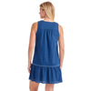 Tommy Bahama Cotton Clip Sleeveless Tiered Dress Cover Up - Indigo Tide