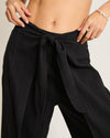 Tommy Bahama Mykonos Textured Sarong Pant Cover Up - Black