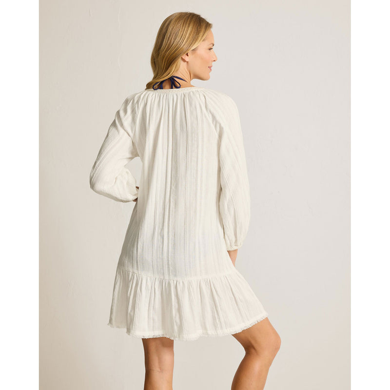Tommy Bahama Mykonos Textured Button Dress Cover Up - Coconut