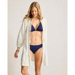 Tommy Bahama Mykonos Textured Button Dress Cover Up - Coconut