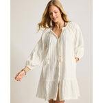 Tommy Bahama Mykonos Textured Button Dress Cover Up - Coconut
