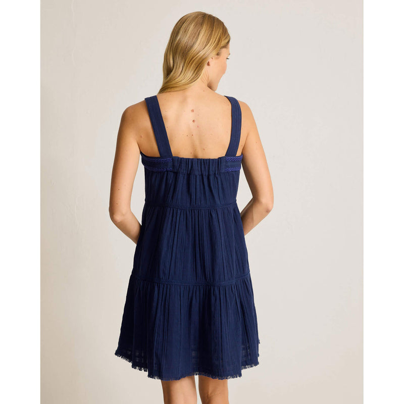 Tommy Bahama Mykonos Textured Sundress Cover Up - Mare Navy