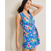 Tommy Bahama Isola Vita Wrap Romper Cover Up - Palace Blue *