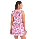 Tommy Bahama Island Cays Point Split Neck Romper Cover Up - Pink Maui
