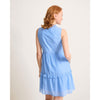 Tommy Bahama Cotton Voile Short Tiered Dress Cover Up - Mountain Bluebell