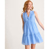 Tommy Bahama Cotton Voile Short Tiered Dress Cover Up - Mountain Bluebell