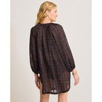 Tommy Bahama Sunset Blooms Tunic Shirt Cover Up - Black