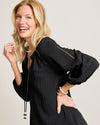 Tommy Bahama Beachy Woven Stripe Dress Cover Up - Black