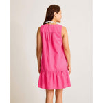 Tommy Bahama Cotton Clip Tiered Dress Cover Up - Simmer Pink