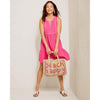 Tommy Bahama Cotton Clip Tiered Dress Cover Up - Simmer Pink