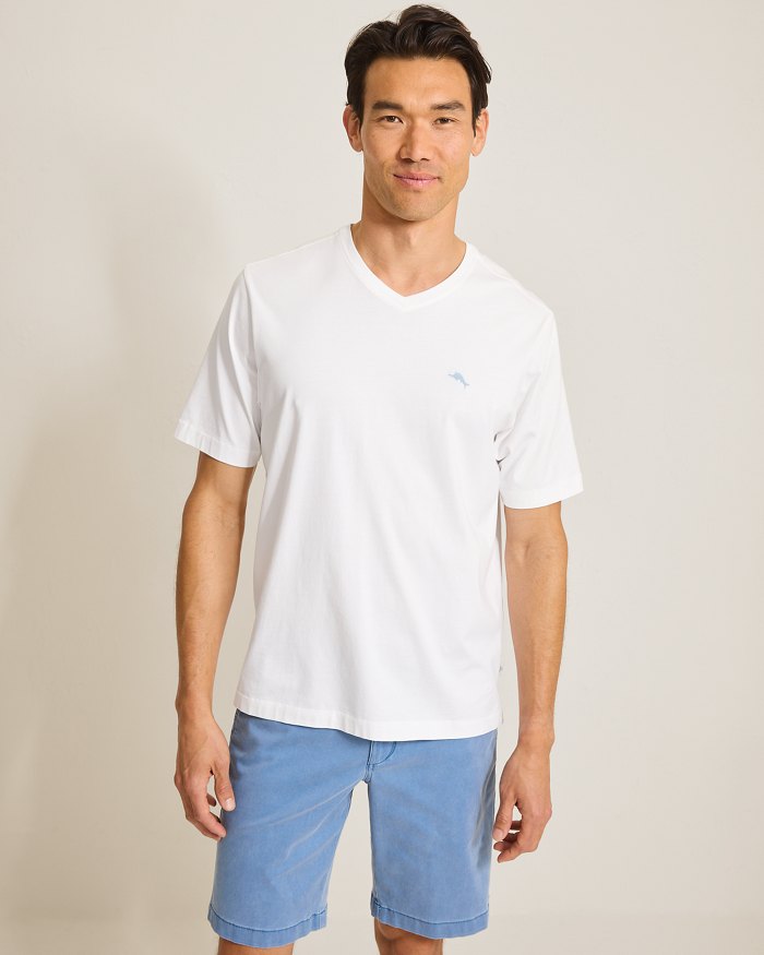Tommy Bahama New Bali Skyline V-Neck T-Shirt - White