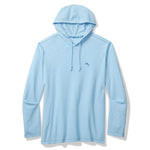 Tommy Bahama Bali Beach Hoodie Long Sleeve T-Shirt - Chambray Blue