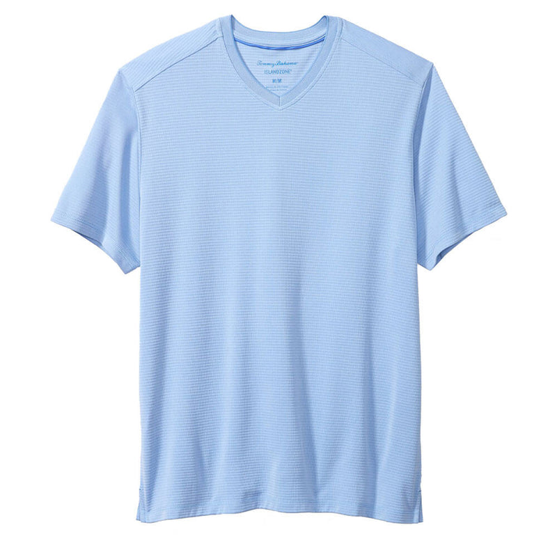 Tommy Bahama IslandZone Coastal Crest V-Neck T-Shirt - Big Sky Blue