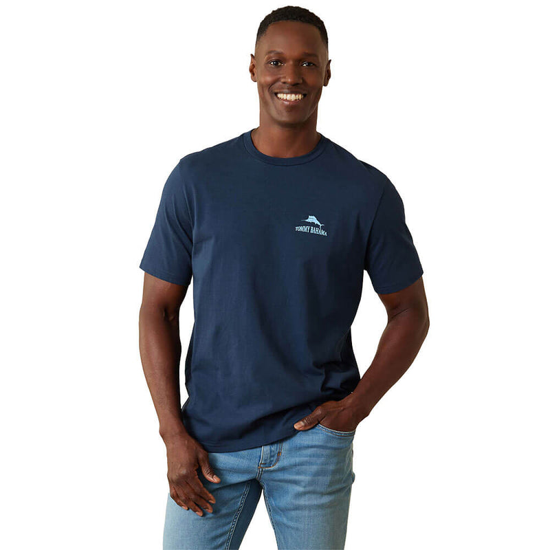 Tommy Bahama Rum In Every Crowd T-Shirt - Navy