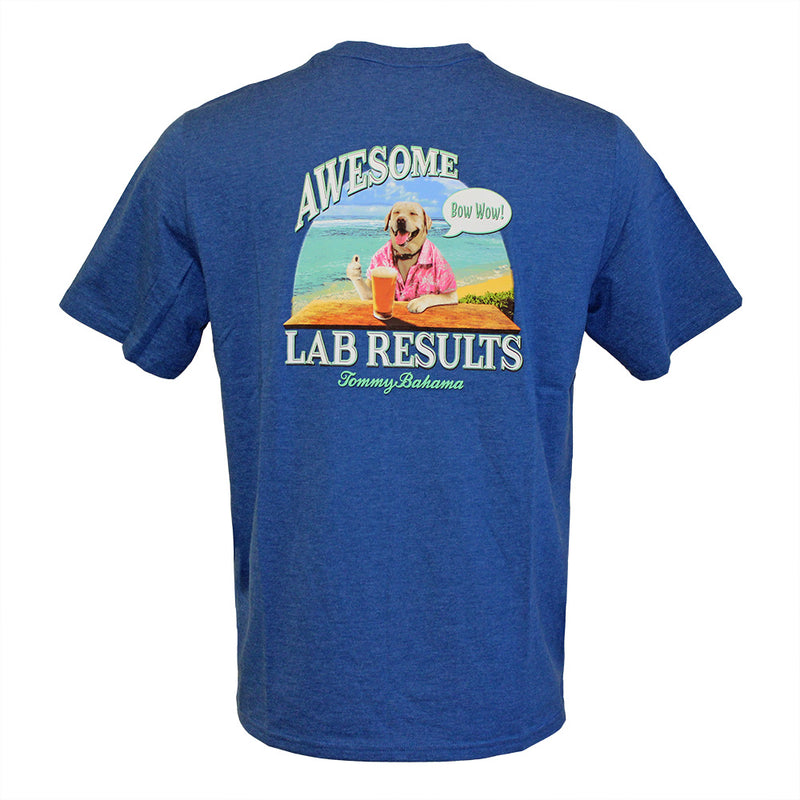 Tommy Bahama Awesome Lab Results T-Shirt - Dark Blue Muse Heather