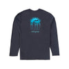 Tommy Bahama Ombre Surf Long Sleeve T-Shirt - Coal