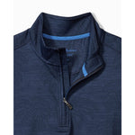 Tommy Bahama Monsterra Fade Half Zip Pullover Sweatshirt - Blue Note