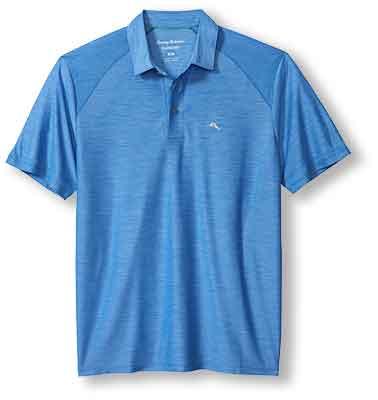 Tommy Bahama IslandZone Palm Coast Pro Polo Shirt - Palace Blue