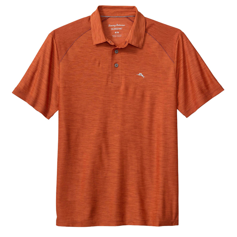 Tommy Bahama Men's IslandZone Palm Coast Pro Polo Shirt - Burnt Copper