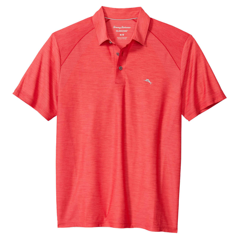 Tommy Bahama IslandZone Palm Coast Pro Polo Shirt - Paramour Red