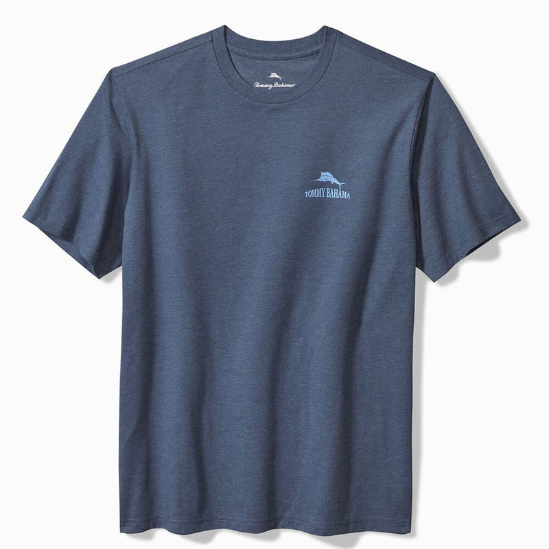 Tommy Bahama Pinch Me I Must Be Dreamin Tee T-Shirt - Navy Heather