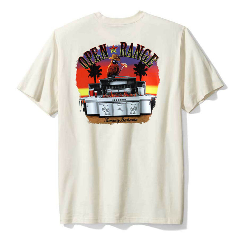 Tommy Bahama Big & Tall Open Range T-Shirt - Vanilla Ice