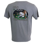 Tommy Bahama Old Dogs Cue Tricks Pocket Tee T-Shirt - Grey Heather