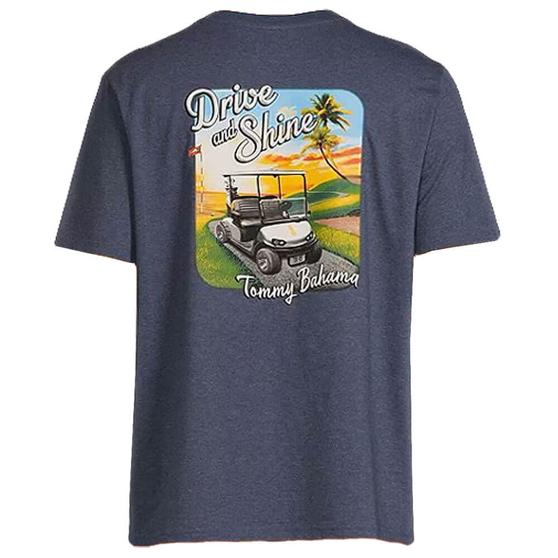 Tommy Bahama Drive And Shine Pocket T-Shirt - Navy Heather