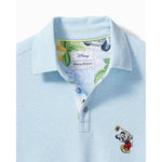 Tommy Bahama Big & Tall Islandzone Disney Postcard To Paradise Five Polo Shirt - Light Sky Heathered