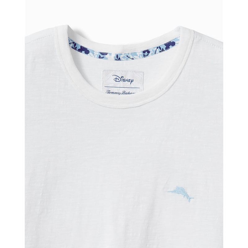 Tommy Bahama Big & Tall Disney Paradise Bound Lux T-Shirt - White