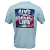 Tommy Bahama Flamingo Blues T-Shirt - Chambray Blue