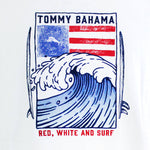 Tommy Bahama Big & Tall Red White And Surf Lux T-Shirt - White