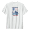 Tommy Bahama Red White Surf Lux Tee T-Shirt - White