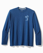 Tommy Bahama High Tide Hangout Lux Long Sleeve T-Shirt - Dark Blue Muse