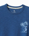 Tommy Bahama High Tide Hangout Lux Long Sleeve T-Shirt - Dark Blue Muse