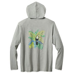 Tommy Bahama Who Can Toucan Lux Long Sleeve Hoodie T-Shirt - Ultimate Gray