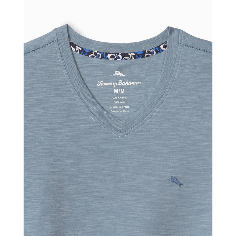 Tommy Bahama Bali Beach V-Neck T-Shirt - Norse Blue