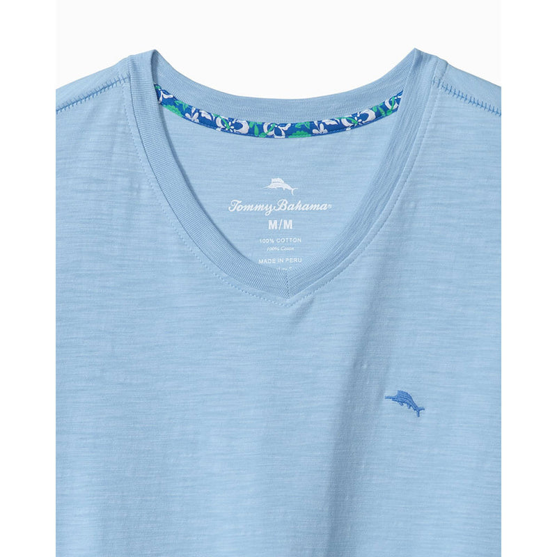 Tommy Bahama Bali Beach Vee T-Shirt - Chambray Blue