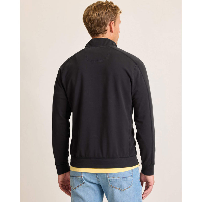 Tommy Bahama Men's Ben And Terry Half Zip Pullover Sweatshirt - Coal