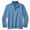 Tommy Bahama Men's Ben And Terry Half Zip Pullover Sweatshirt - Stellar Sapphire
