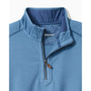 Tommy Bahama Men's Ben And Terry Half Zip Pullover Sweatshirt - Stellar Sapphire