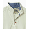 Tommy Bahama Men's Ben And Terry Half Zip Pullover Sweatshirt - Pistachio