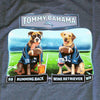 Tommy Bahama Rumming Back Wine Retriever T-Shirt - Navy Heather