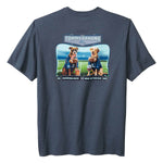 Tommy Bahama Rumming Back Wine Retriever T-Shirt - Navy Heather