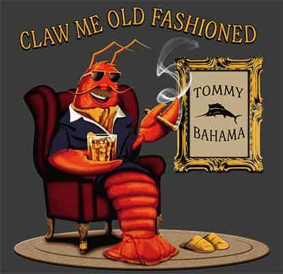 Tommy Bahama Claw Me Old Fashoned Long Sleeve T-Shirt - Coal